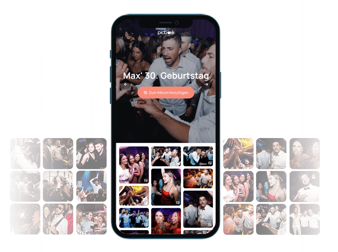 Picbook - Event-Fotos und -Videos